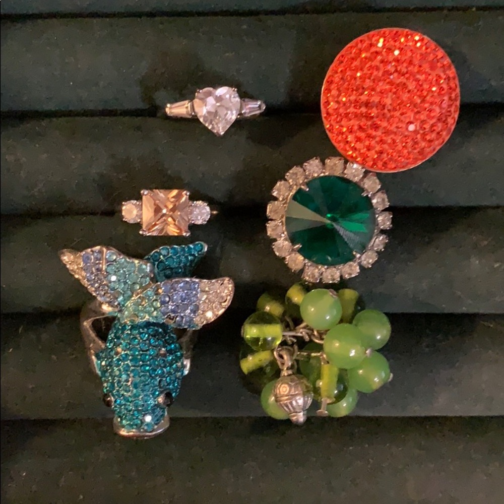 Costume Jewelry Rings-Set of SIX (6)